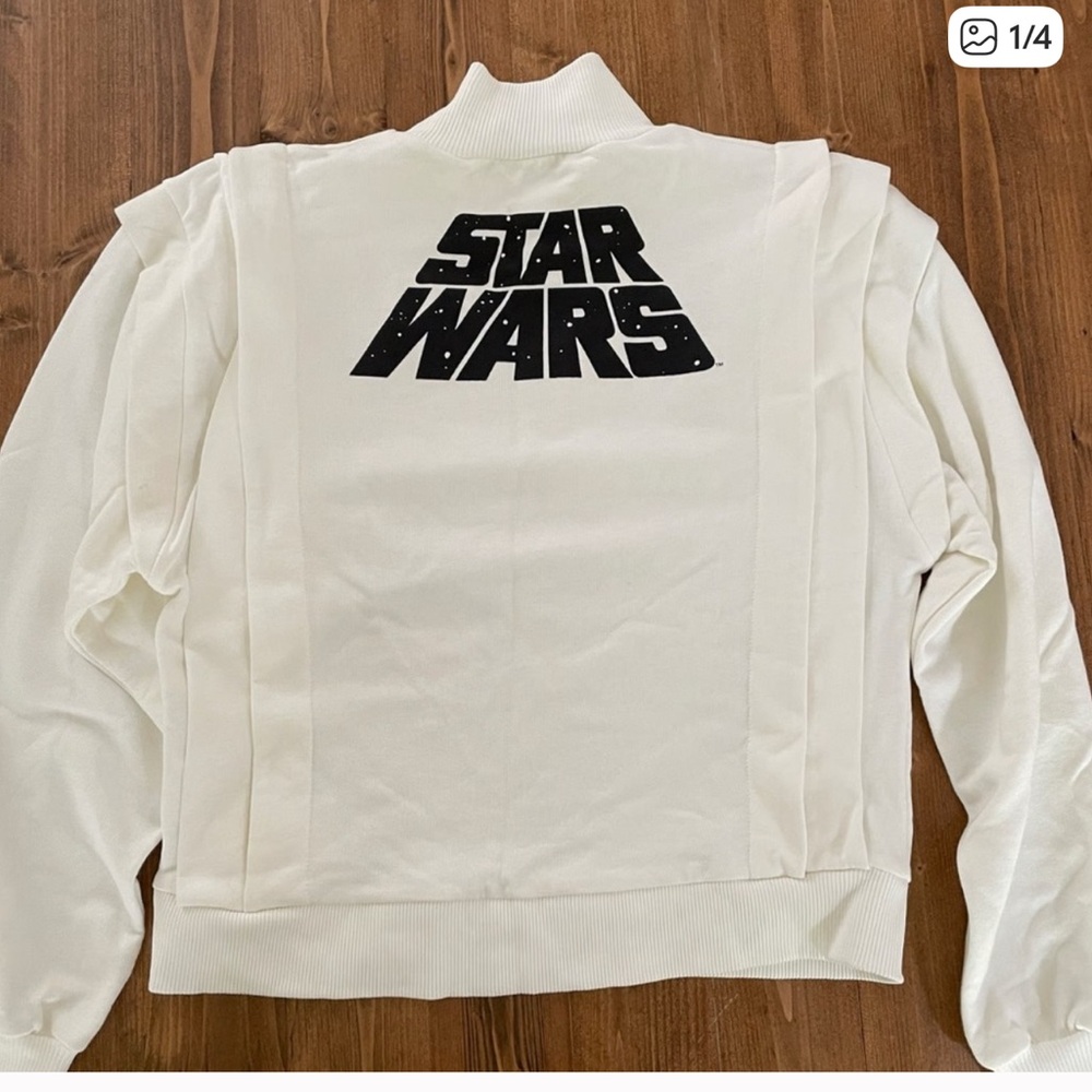 Zara White Star Wars Jacket